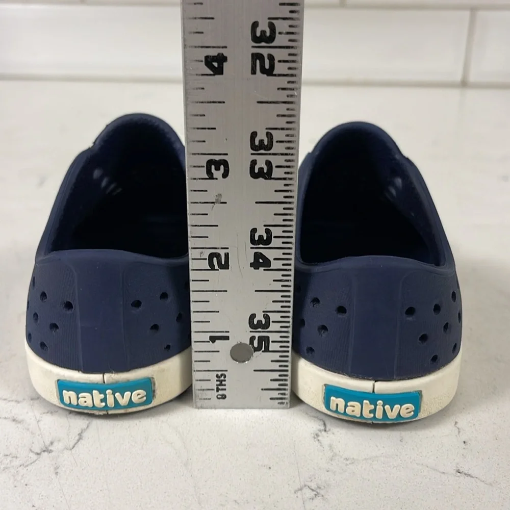 Native Jefferson Slip-on Sneakers Toddler/Little Kid Water Shoe Navy Blue Size 7